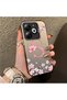 Tecno Spark Go 2024 Compatible Silicone Edge Hard Back Case Couple Phone Case with Letter S Pattern - 3