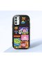 Black Silicone Case with Shock-Absorbing Camera Protections Compatible with Samsung Galaxy M23/M13