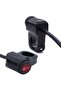 Motorcycle Handlebar Rocker Switch with LED Indicator, 22mm | Waterproof On/Off Toggle Switch, Red LED Light, Clamp Mount, 43.6 × 58 mm - 5