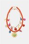 Zr Model Orange Beads & Sun Pendant