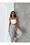 Monaco – Women's High Waist Polyviscon Woven Trousers with Elastic Ankle Cuffs - 6