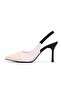 Aura Women's Transparent Open Back Pointed Toe Women's Heeled Shoes 9cm - 3