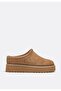 Allbucks *Stradi*Various* Genuine Leather Thick Sole Slippers with Fur Inside Abstr00027
