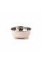 Plastic & Stainless Steel Pet Feeding Bowl – 15 cm - Pink / Sage Green / Lavender