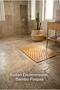 Bamboo Bath Mat 40X60 cm - Wooden Shower Front Bath Mat and Non-Slip Mat Water Resistant - 2