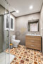 Code-267 Water Resistant Kitchen Bathroom Floor Marble Furniture Tile Adhesive Foil Covering - 6