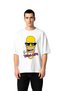 Men's Oversize Graphic Printed T-Shirt Street Culture Themed Cartoon Design Relaxed Fit Casual Stylish
