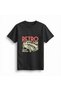 Women's Vintage Automobile Printed Short Sleeve T-Shirt 100% Cotton Relaxed Fit Graphic Pattern Casual Modern - 2