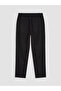 Lcw Vision Black Regular Fit Linen Blend Men's Trousers - 5
