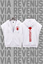 Lifeguard / Cankurtaran Printed Sleeveless Zippered Hooded Sweatshirt Wide Fit 3 Thread Threaded Sports Vest