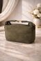 Women's Knitted Textured Gold Lock Detailed Hand and Shoulder Bag - 2