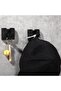 Two-piece concealed coat hooks, aviation aluminum, black - 3