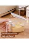 Two-piece spice jar set with spoon, white - 3