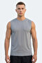 Herofit in Men's Sleeveless Gray Tank Top