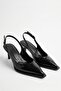 Varlova Patent Leather Women's Comfortable Classic Heeled Shoes 6cm - 5