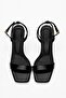 Elaris Women's Single Strap Patent Leather Square Toe Heeled Shoes 11cm - 4