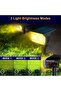 4-pack solar spotlights 72 LEDs warm white. - 4