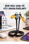 Usb-A 4-in-1 Braided Cable Metal End Durable