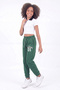 Girl's Double Pocket Printed Jogger Sweatpants - 2