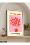 Red Plant One-Piece Wooden Framed Painting - 2