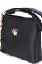 Black Women's Mini Portfolio & Clutch Bag Usc26766 - 2