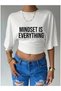 Women's Lycra Bat Sleeve Crop T-Shirt, Fitted at the Waist, Stretchy Fabric