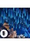 مصابيح تساقط النيازك من ريدير، 50 سم 8 انابيب 288 مصباح LED مقاومة للماء، ضوء المطر المتتالي، اضواء - 2