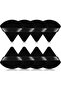 Triangular Powder Puff Makeup Sponges 8Pcs-Beige&Black