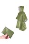 2 green reversible rain jackets.