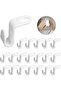 20 hooks hooks closets white space-saving coat walk- closets spaces convenient save space can be connected other hooks - 4