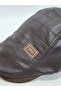 Leather Fisherman Newsboy Cap Hat - 4