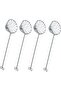 Hot pot strainer - coarse mesh design - stainless steel set - 4 pieces