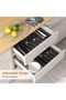 Expandable Silverware Drawer Organizer, Adjustable Kitchen Flatware Organizer with Removable Divider - 6