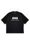 Unisex Women's Men's Bape Comme Des Garcons Front Printed Design Printed Oversized Thick Fabric Relaxed Fit T-Shirt - 3