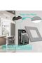 Single Switched Wall Socket 1 Gang Black with USB C & USB A Charging ports, Wall Switch Power - 4