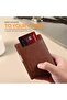 محفظة رجالية نحيفة بمشبك للنقود مع حماية RFID، تتسع لـ 11 بطاقة، تصميم بسيط وصغير من الجلد - 6