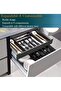 Expandable Silverware Drawer Organizer – Adjustable BPA-Free Cutlery Tray for Spoons, Forks, and Kni - 5