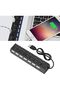 موزع USB 2.0 بـ 7 منافذ، سرعة نقل بيانات تصل إلى 450 ميجابت في الثانية، منافذ مستقلة، متوافق مع أنظمة ويندوز/ماك/لينكس، لـ Keyboa - 6