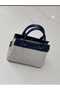 Women's Straw Woven Fabric Hand Shoulder Bag Matte Black