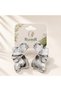 Silver Color Flower Leaf Design Women's Earrings - 3