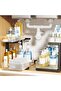 2 Pack Under Sink Organizer, 2-Tier Pull Out Cabinet Organizer, Elegant Acrylic Under Sink Storage S