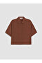 Lcw Vision Brown Modal Blended Women's Shirt - 5