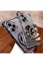 Magnetic Glitter Case for Honor 400 Pro 5G，Camera Lens Protector，Sparkly Stand，Makeup Mirror，Luxury - 7