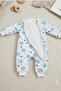 Winter Children's Sleeping Bag Cotton Lined Fiber 1/4 Year Old - 2