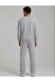 One Printed Men's Tube-Cut Crewneck Bottom/Top Sweat Suit - 2