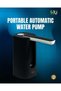 HU Portable Automatic Water Pump Rechargeable USB Electric Water Dispenser, Smart One-Touch Bottle Pump for Home, Office & Travel Use, Black | HHO-1003-BLK - 5