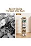 Adjustable 6-Tier Vertical Shoe Rack, Space-Saving Compact Shoe Organizer for Closet, Entryway and B - 6