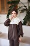 Women's Hijab Oversize Zippered 2-Piece Tracksuit Set - 3