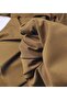 Gabardine Fabric Thin Draped Dress, Skirt, Pants, Jacket, Copper Color - 2