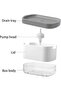 Soap Pump Dispenser, Detergent Press Box, Kitchen Sponge Holder, Kitchen Accessories, Suitable for K - 4